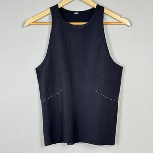 Lululemon Find Your Pace Tank Size 6 (No Tag) Black Vented Running Training Lulu